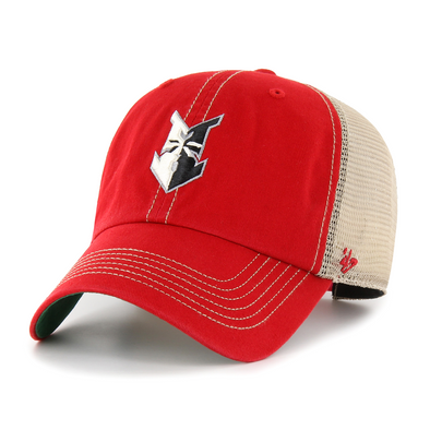 Indianapolis Indians '47 Adult Red Home Trawler Trucker Adjustable Clean Up Cap