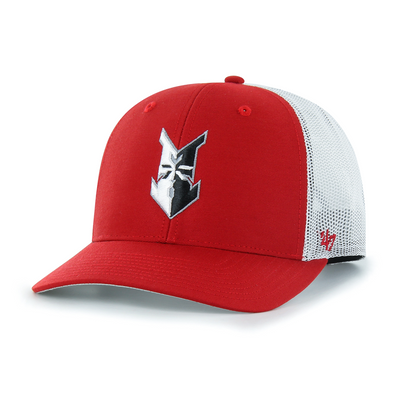 Indianapolis Indians '47 Adult Red Home Primary Trucker Adjustable Cap