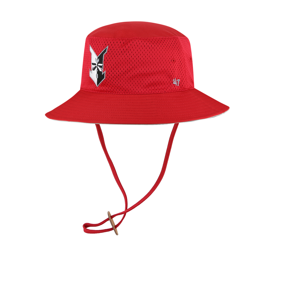 Indianapolis Indians 47 Adult Red Panama Bucket Hat