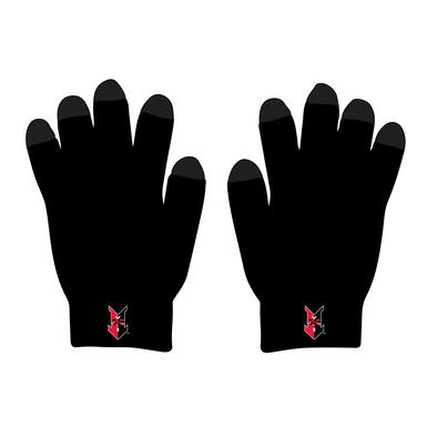 Indianapolis Indians Adult Black Texting Gloves