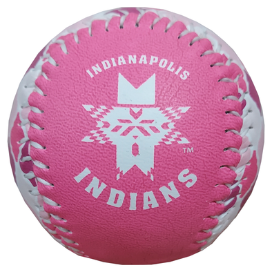 Indianapolis Indians Pink Argyle Baseball