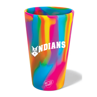 Indianapolis Indians 16 oz Silicone Tye-Dye Pint Glass