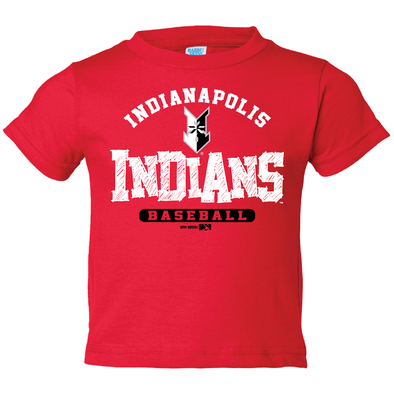Indianapolis Indians Infant Red Scuff Tee
