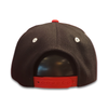 Indianapolis Indians Youth Black/Red Choice Adjustable Snapback Cap