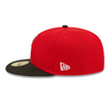 Indianapolis Indians Red/Black New Era Home Authentic On-Field 59FIFTY Cap