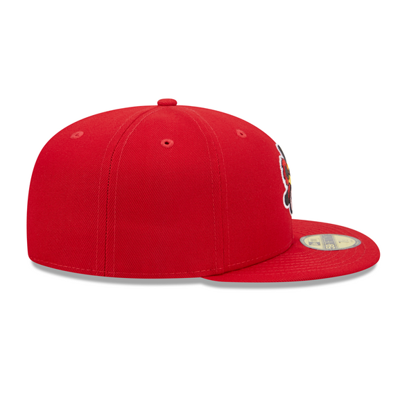 Indianapolis Indians Red Rowdie Marvel's Defenders of the Diamond Authentic On-Field New Era 59FIFTY Cap