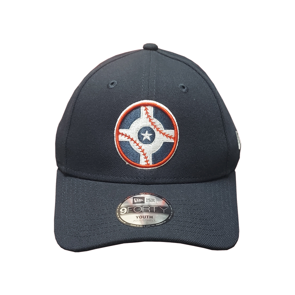Indianapolis Indians Youth Navy Circle City 9Forty Adjustable Cap