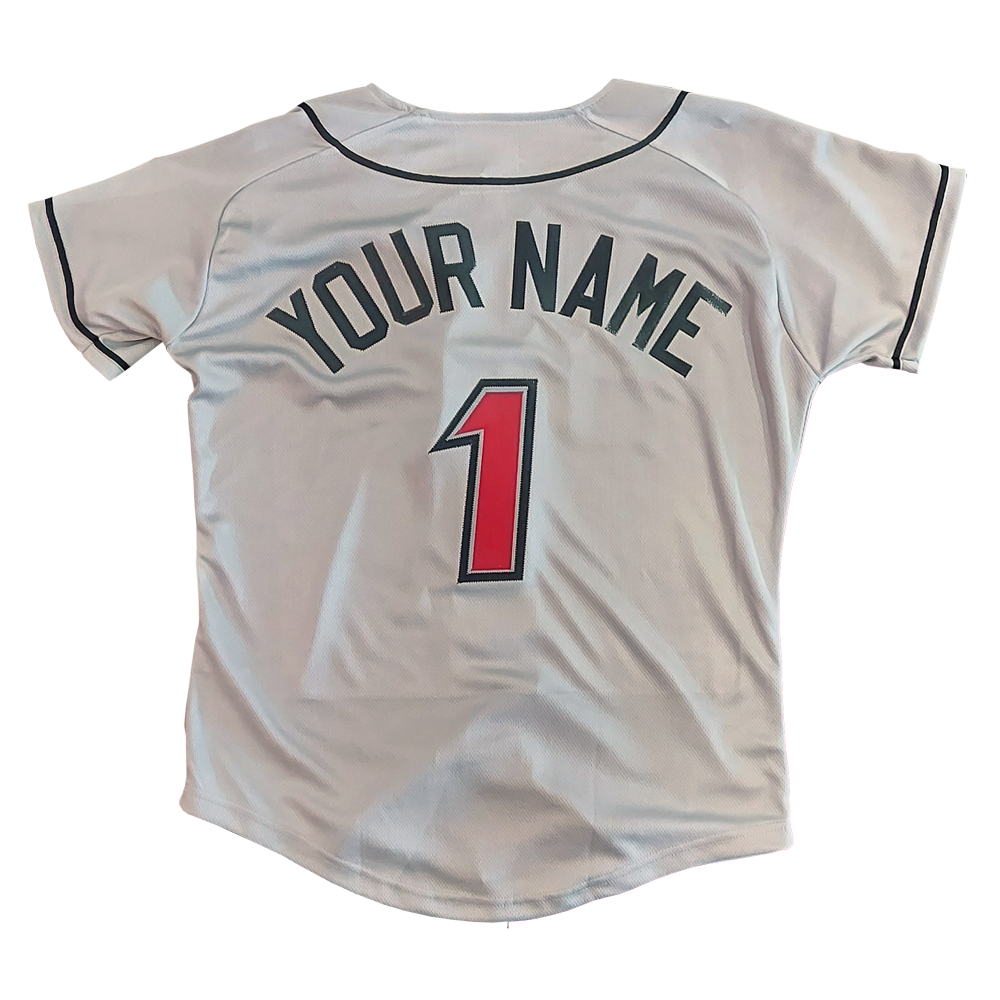Indianapolis Indians Youth Grey Road Replica Jersey Indianapolis