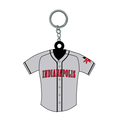 Indianapolis Indians Road Uniform PVC Keychain