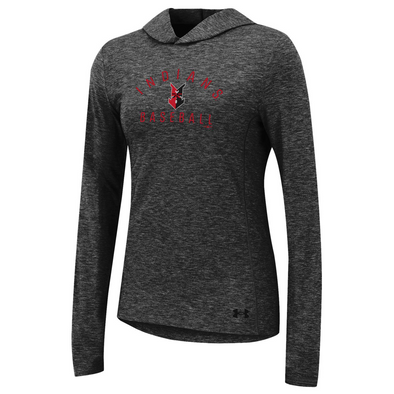 Indianapolis Indians Women's Black Under Armour Breezy Pullover Hoodie