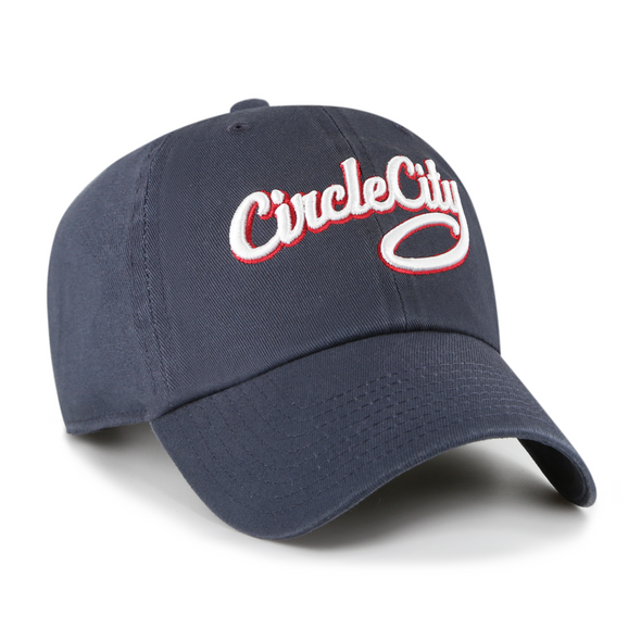 Indianapolis Indians '47 Adult Vintage Navy Circle City Script Adjustable Cap