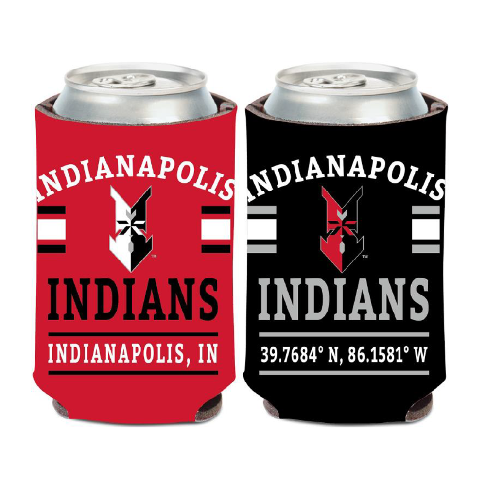 Indianapolis Indians Red/Black Coordinates 12oz. Can Cooler