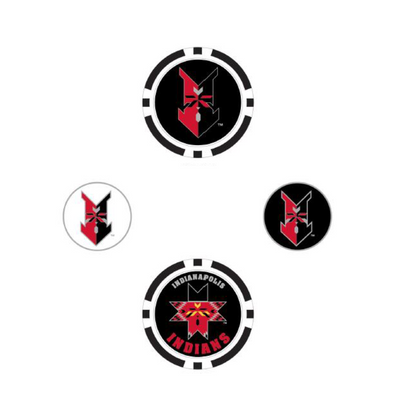 Indianapolis Indians Golf Ball Marker Set