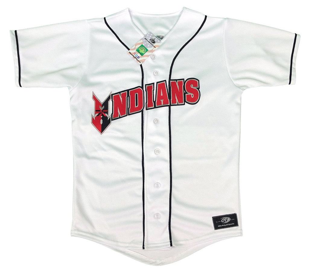 Indianapolis Indians Store Online Replica Official Home Indianapolis Jersey Indians Adult – White