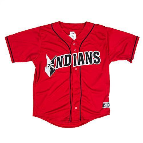 red cleveland indians jersey